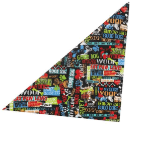 TP Eat Paw Love Vibrant Multi-Coloured Bandana