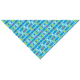 TP Puppy Paws Blue Cotton Bandana for Pets