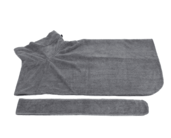 Super Absorbent Pet Bathrobe: Quick-Drying Comfort For Your Furry Friend (Color: Grey, size: 3XL)