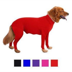 Alluring Four-Legged Elastic Pet Clothing For Autumn And Winter (Color: Red, size: XL)