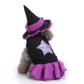 Spooky Festive Dog Costume (Color: Wizard, size: L)